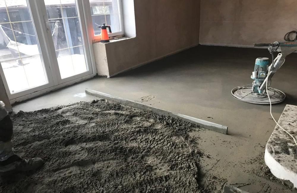 полусухая стяжка пола фирмы